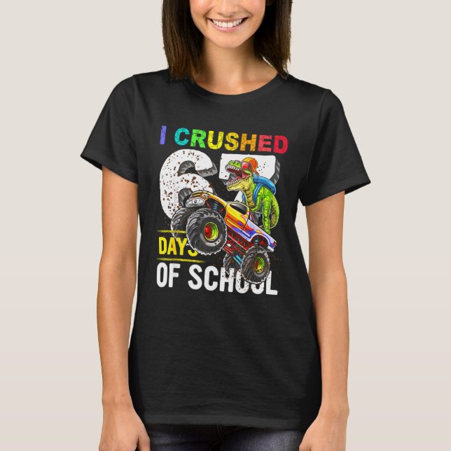 Camiseta I Crushed 67 Days Of School Funny Six Seven Meme B (Anverso)