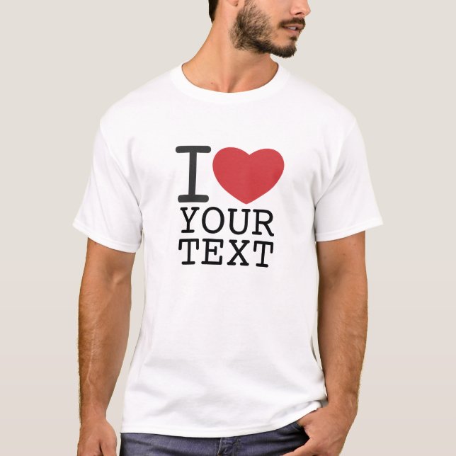 Camiseta i customizable HEART SHIRT (Anverso)