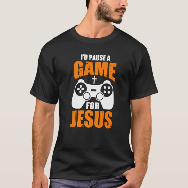 Camiseta I D Pause A Game For Jess Games (Anverso)