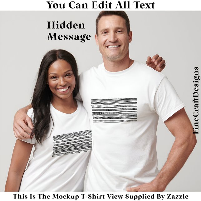 Camiseta I’d Rather Be At Home Hidden Message 084 Funny (Subido por el creador)