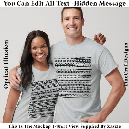 Camiseta I’d Rather Be At Home Hidden Message 084BL Funny