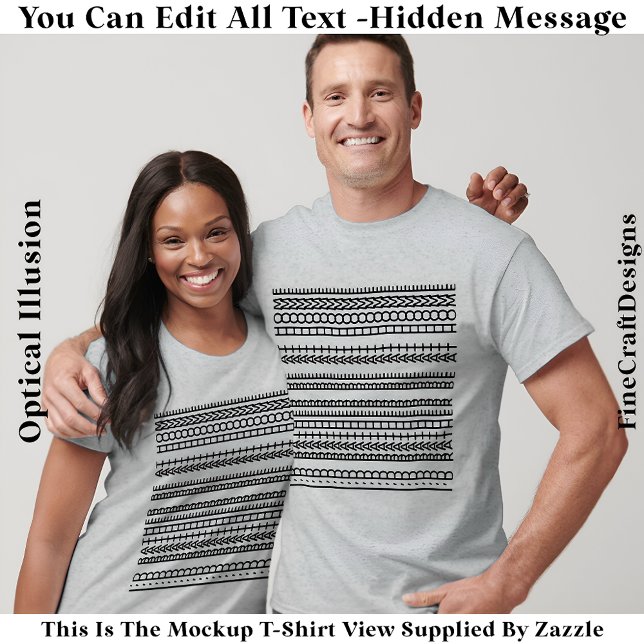 Camiseta I’d Rather Be At Home Hidden Message 084BL Funny (Subido por el creador)