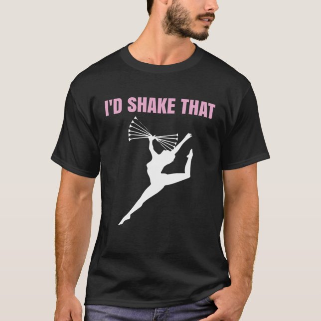Camiseta I d shake that Baton Twirling Twirler Teen Girls (Anverso)