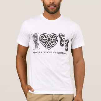 Camiseta I danza del irlandés del corazón