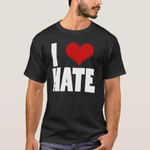 Camiseta I de amor y odio (negro)