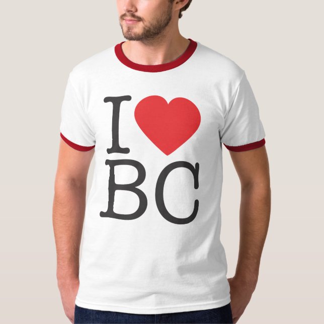 Camiseta I del CORAZÓN campanero rojo A.C. - (Anverso)