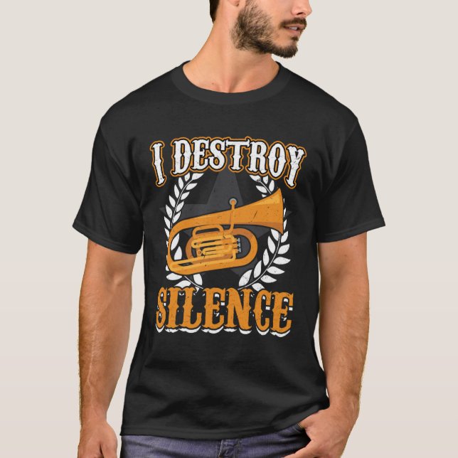 Camiseta I Destroy Silence  Euphonium (Anverso)