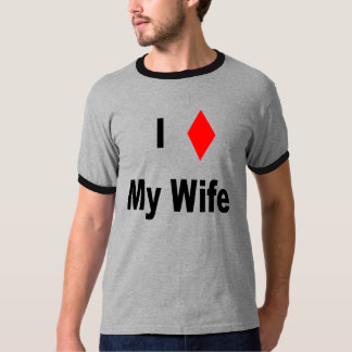 Camiseta I diamante mi esposa