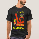 Camiseta I Dig Hanukkah Crane Construcción Niños Chanukah P<br><div class="desc">I Dig Hanukkah Crane Construcción Niños Chanukah Pajamas</div>