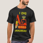 Camiseta I Dig Hanukkah Crane Construcción Niños Chanukah P<br><div class="desc">Dejo A Los Niños De La Construcción De La Grúa Hanukkah Pajamas.</div>