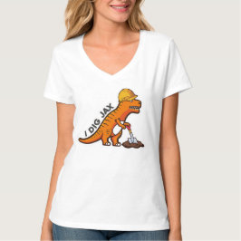 Camiseta I Dig Jax con cuello en V