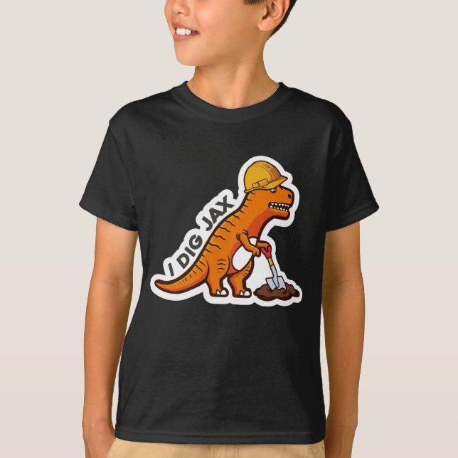 Camiseta I Dig Jax Dino (Anverso)