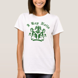 Camiseta I diseño del representante Naija con el escudo de