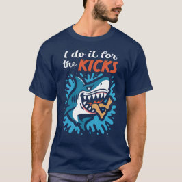 Camiseta I do it for the kicks Shark