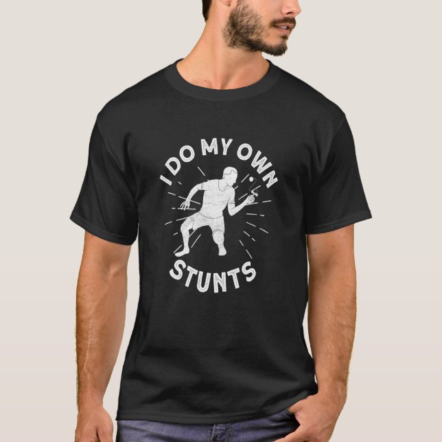 Camiseta I do my own stunts  kendama (Anverso)