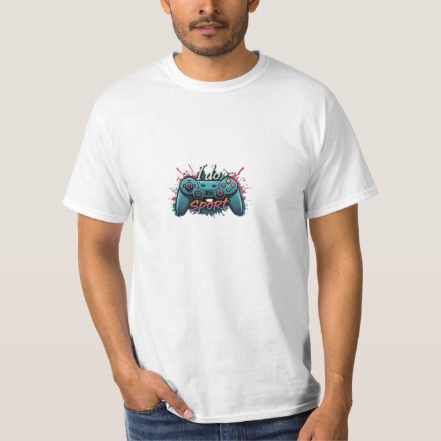 Camiseta i do sport gamer (Anverso)