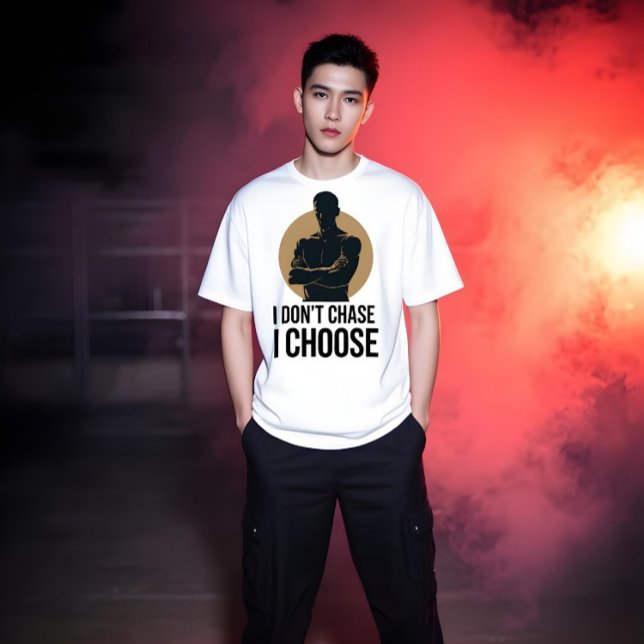 Camiseta I Don’t Chase Minimalist Men’s T-Shirt (Subido por el creador)