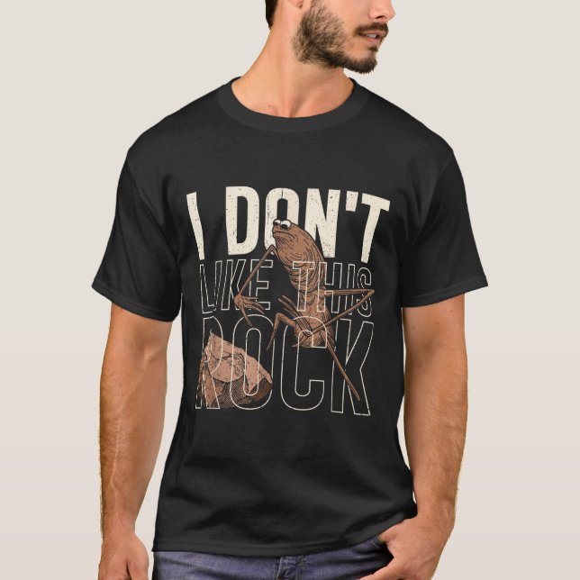 Camiseta I Don't Like This Rock Marcus The Worm Meme Funny  (Anverso)
