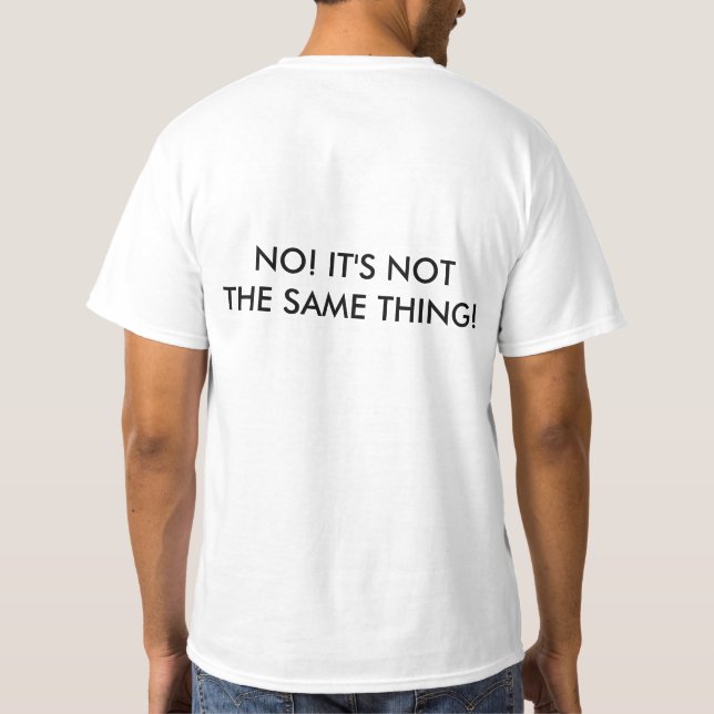 CAMISETA I DON'T SPEAK SPANISH; ITS NOT THE SAME THING! (Reverso)