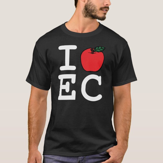 Camiseta I EC del corazón (Anverso)
