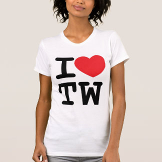 Camiseta I el corazón TW diseña