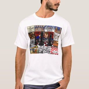Camiseta I el jugador de ajedrez y la historia del ajedrez