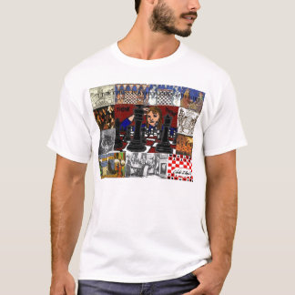 Camiseta I el jugador de ajedrez y la historia del ajedrez