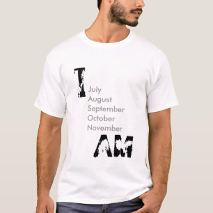 Camiseta I, ES, JulyAugustSeptemberOctoberNovember
