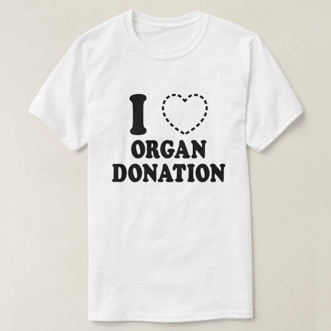 CAMISETA I {FALTA EL CORAZÓN} DONACIÓN DE ÓRGANOS (Diseño del anverso)