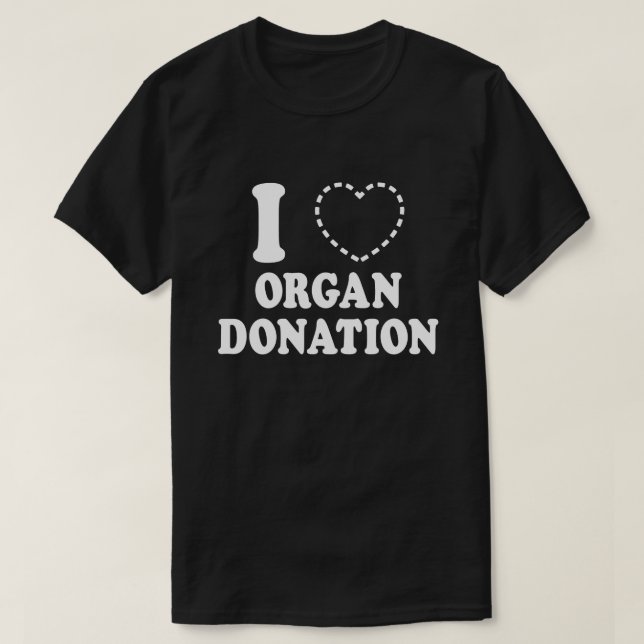 CAMISETA I {FALTA EL CORAZÓN} DONACIÓN DE ÓRGANOS (Diseño del anverso)