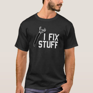 CAMISETA I FIX STUFF - GRÁFICO WRENCH ADJUSTABLE