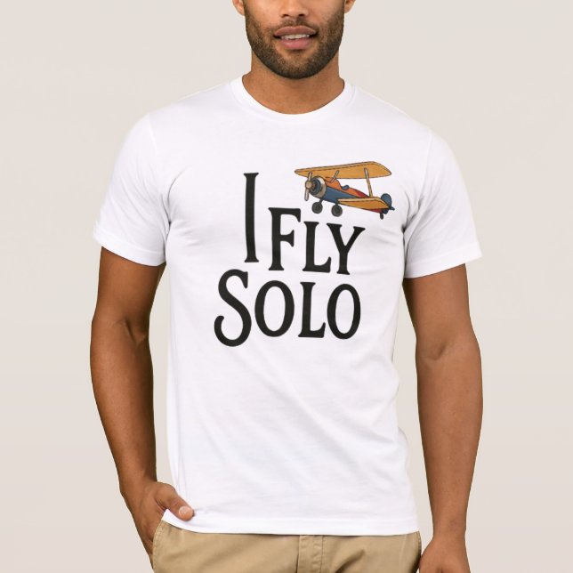 Camiseta I Fly Solo: Espíritu audaz (Anverso)