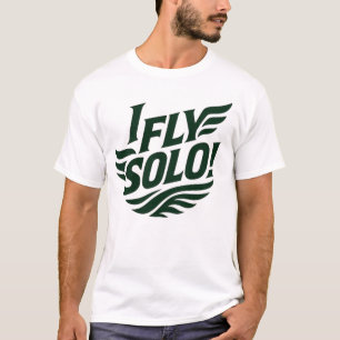 Camiseta I_FLY_SOLO_Winged_Freedom_Solo_Soar!
