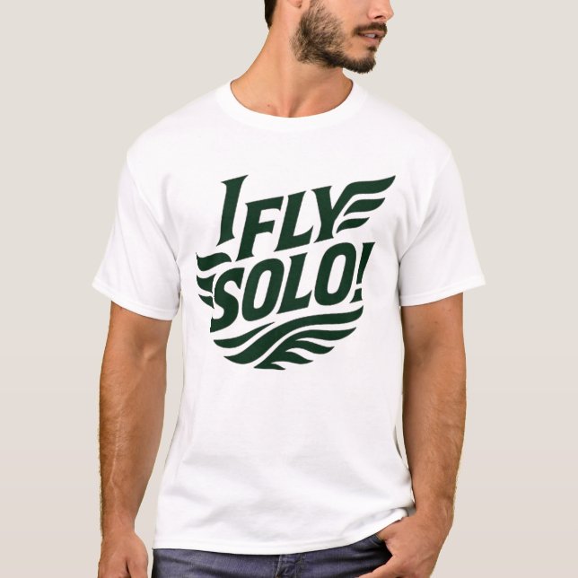 Camiseta I_FLY_SOLO_Winged_Freedom_Solo_Soar! (Anverso)