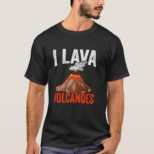 Camiseta I Geólogo de Volcanes de Lava Geología Científica  (Anverso)