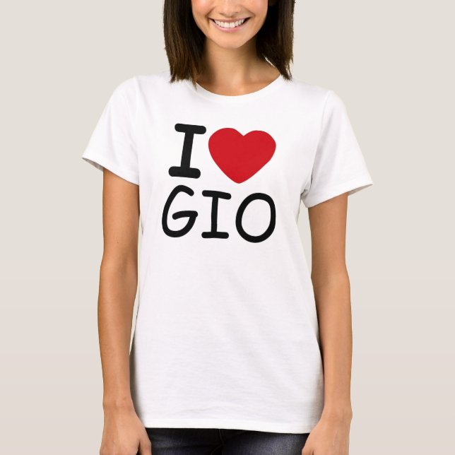 CAMISETA I GIO DE LUV (Anverso)