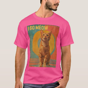 Camiseta I go Meow - Funny Cat Singing Meme Design