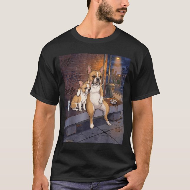 Camiseta I Got That Dog In Me Funny French Bulldog Smoking  (Anverso)