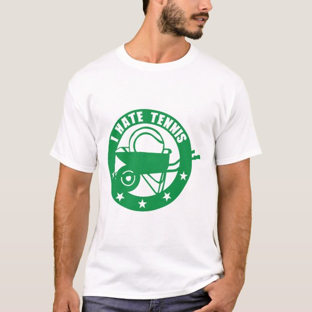 Camiseta i hate tennis brouette logo 6 (Anverso)