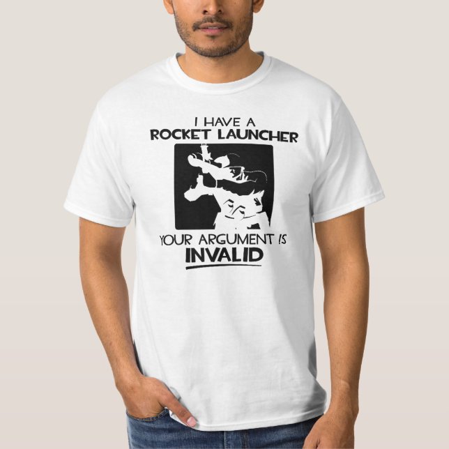 Camiseta I have a Rocket launcher (Anverso)