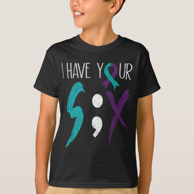 Camiseta I Have Your Six Military Suicide Prevention Awaren (Anverso)