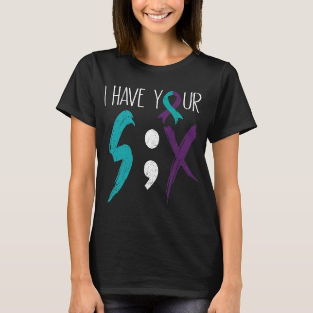 Camiseta I Have Your Six Military Suicide Prevention Awaren (Anverso)