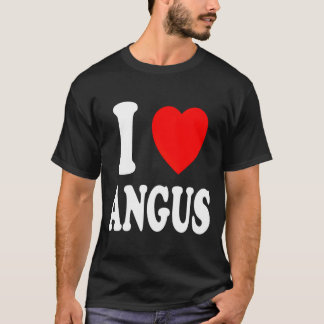 Camiseta I He Love Angus Spouse Married