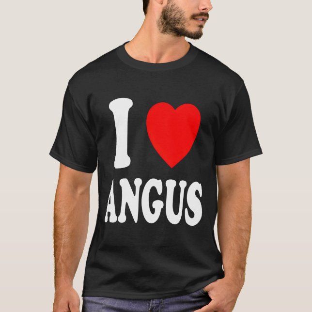 Camiseta I He Love Angus Spouse Married (Anverso)