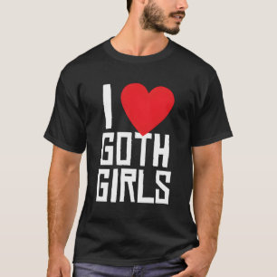 Camiseta I He Love Gótico Emo Gothic