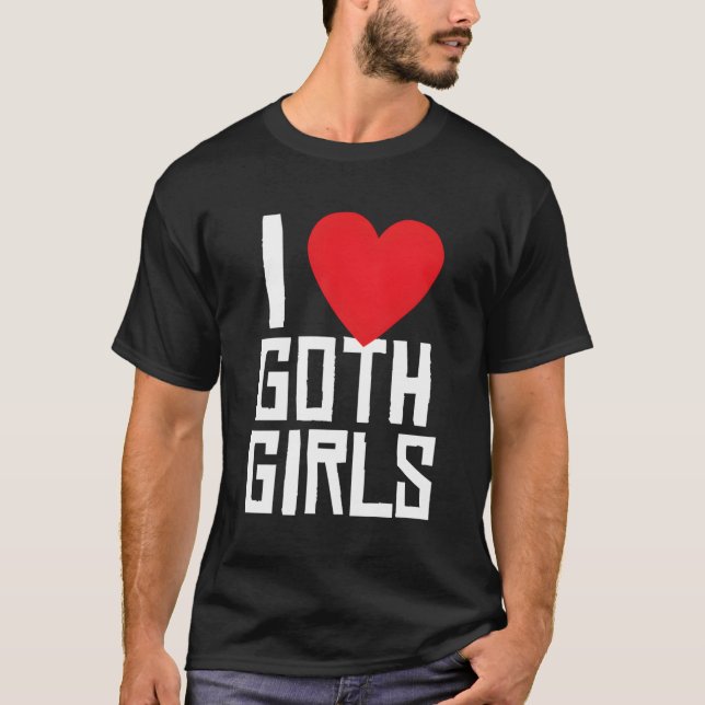 Camiseta I He Love Gótico Emo Gothic (Anverso)