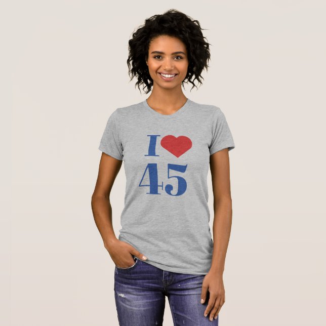 Camiseta I Heart 45 (Anverso completo)