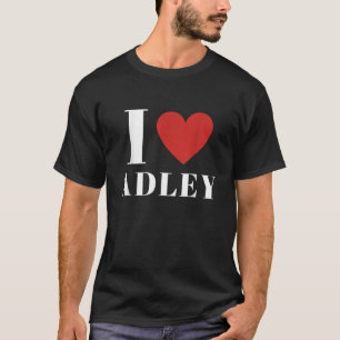 Camiseta I Heart ADLEY Nombre I Love ADLEY Gifts Persona