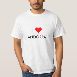 Camiseta i heart andorra