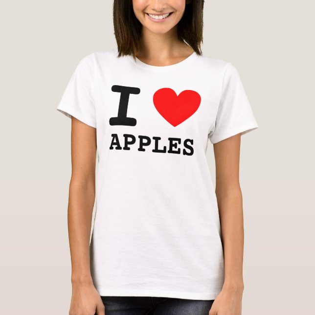Camiseta I Heart APPLES Shirt (Anverso)